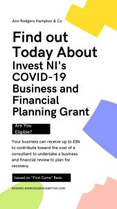 Business Support from Invest NI COVID-19 Business and Financial Planning Grant